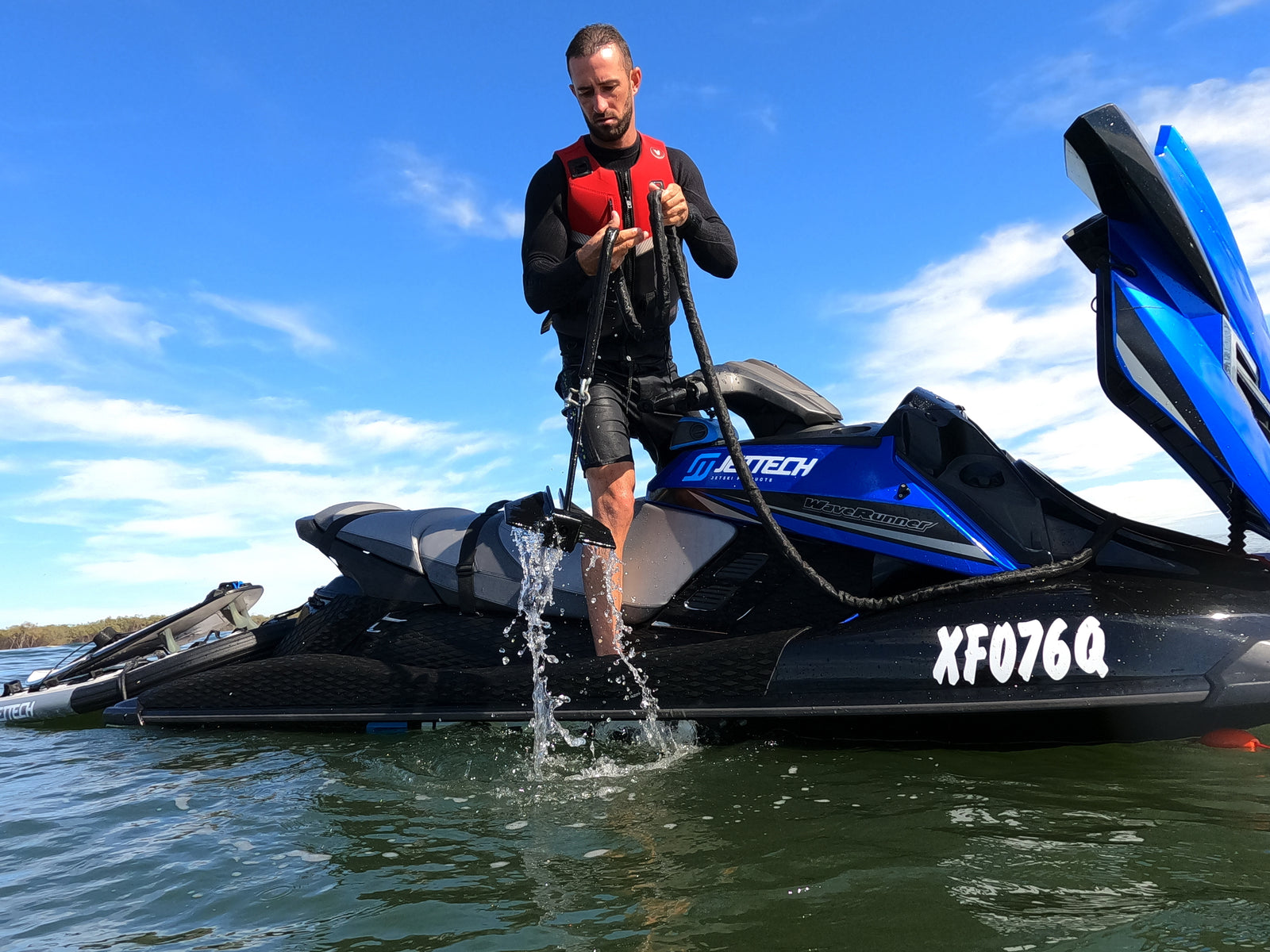 How to anchor a jet ski