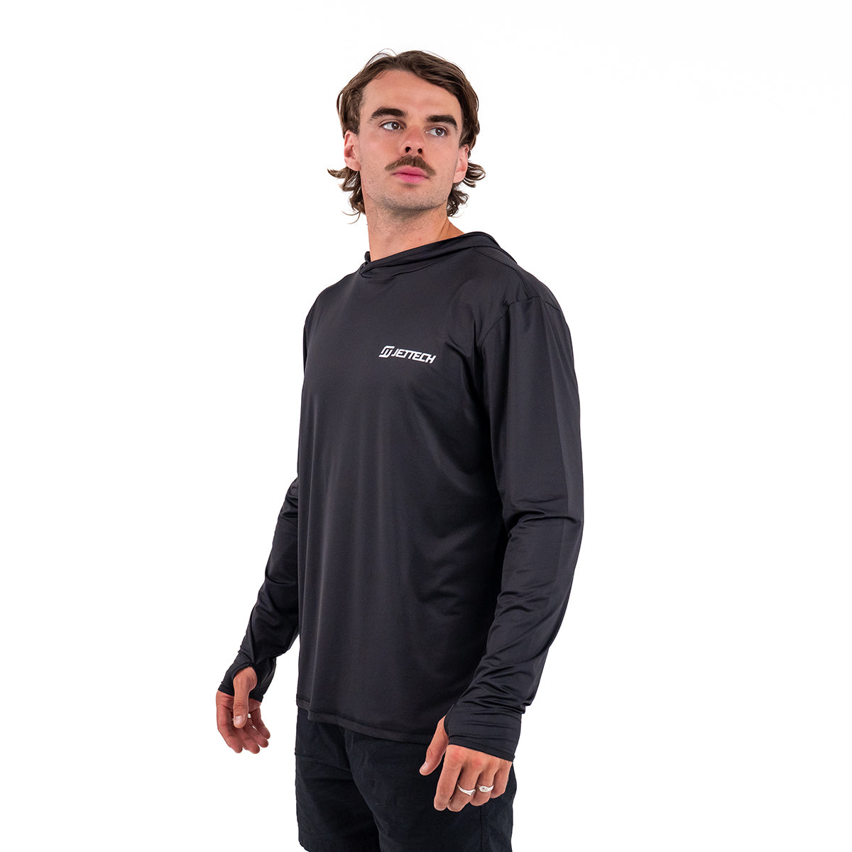 JET TECH LONG SLEEVE HOODED RASH SHIRT