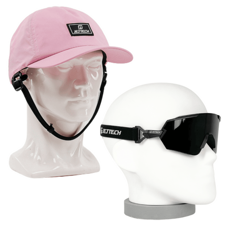 JET TECH OCEANGUARD HAT & HYBRID GOGGLES BUNDLE