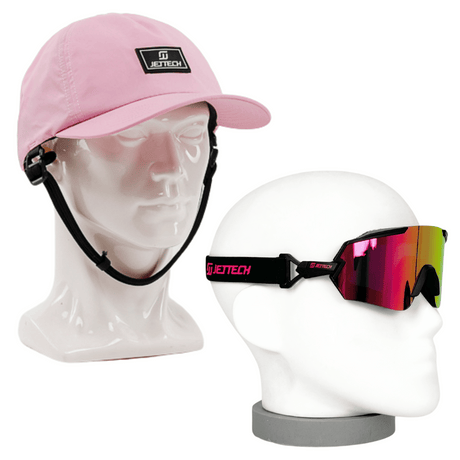 JET TECH OCEANGUARD HAT & HYBRID GOGGLES BUNDLE