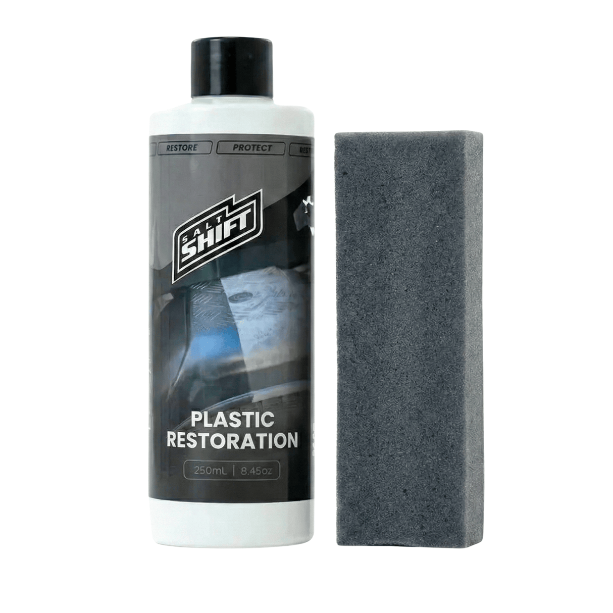 BLACK PLASTIC RESTORER