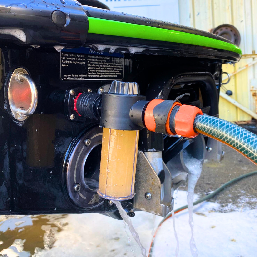 jet ski flushing engine