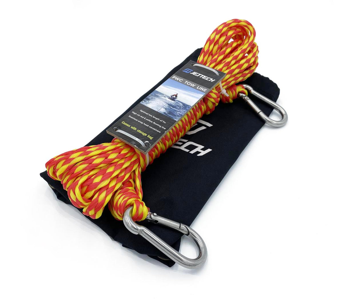 PWC Tow Line I Recovery Rope for Jet Skis, Boats and PWC I Jet Tech