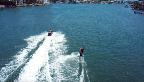 How to Wakeboard behind a Jet Ski