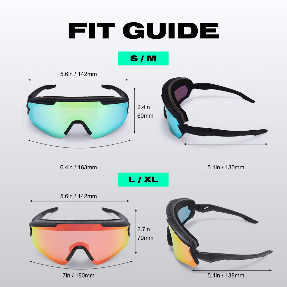 NEW JET TECH HYBRID SUNGLASSES & GOGGLES 2 IN 1 KIT