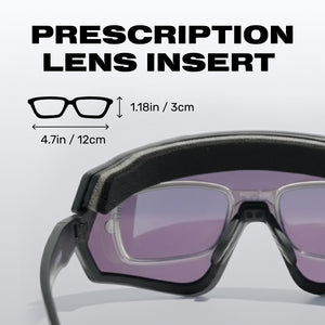 JET TECH HYBRID SUNGLASSES & GOGGLES 2 IN 1 KIT