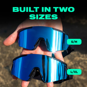 NEW JET TECH HYBRID SUNGLASSES & GOGGLES 2 IN 1 KIT