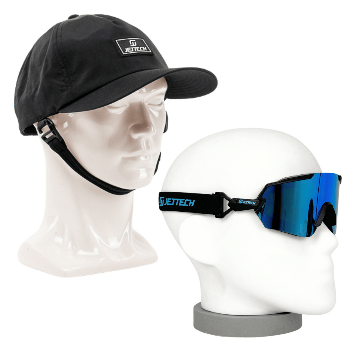 Jet Tech OceanGuard Hat & Hybrid Goggles/Sunglasses Bundle