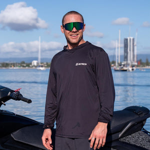 JET TECH LONG SLEEVE HOODED RASH SHIRT