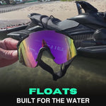 NEW JET TECH HYBRID SUNGLASSES & GOGGLES 2 IN 1 KIT