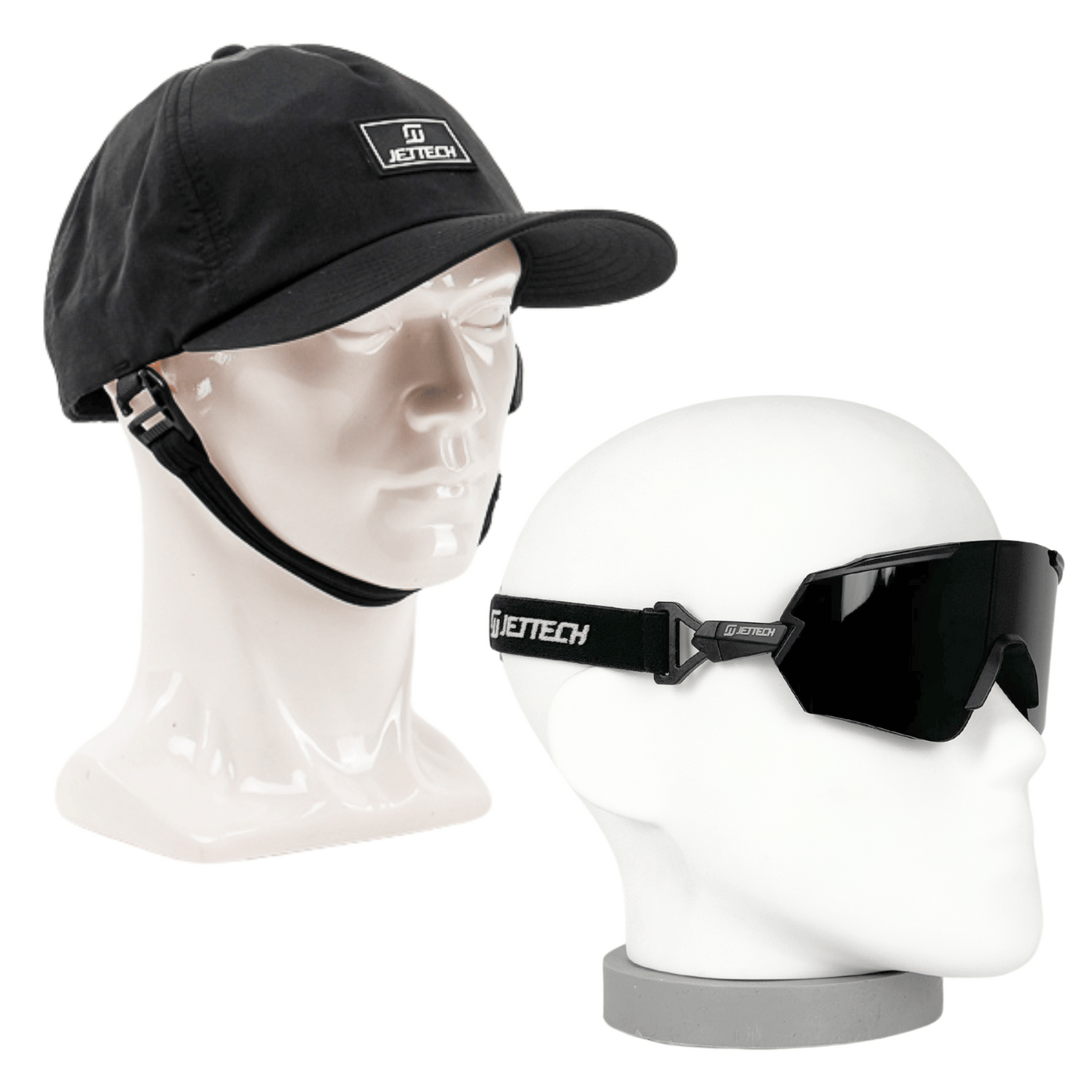 Jet Tech OceanGuard Hat & Hybrid Goggles/Sunglasses Bundle