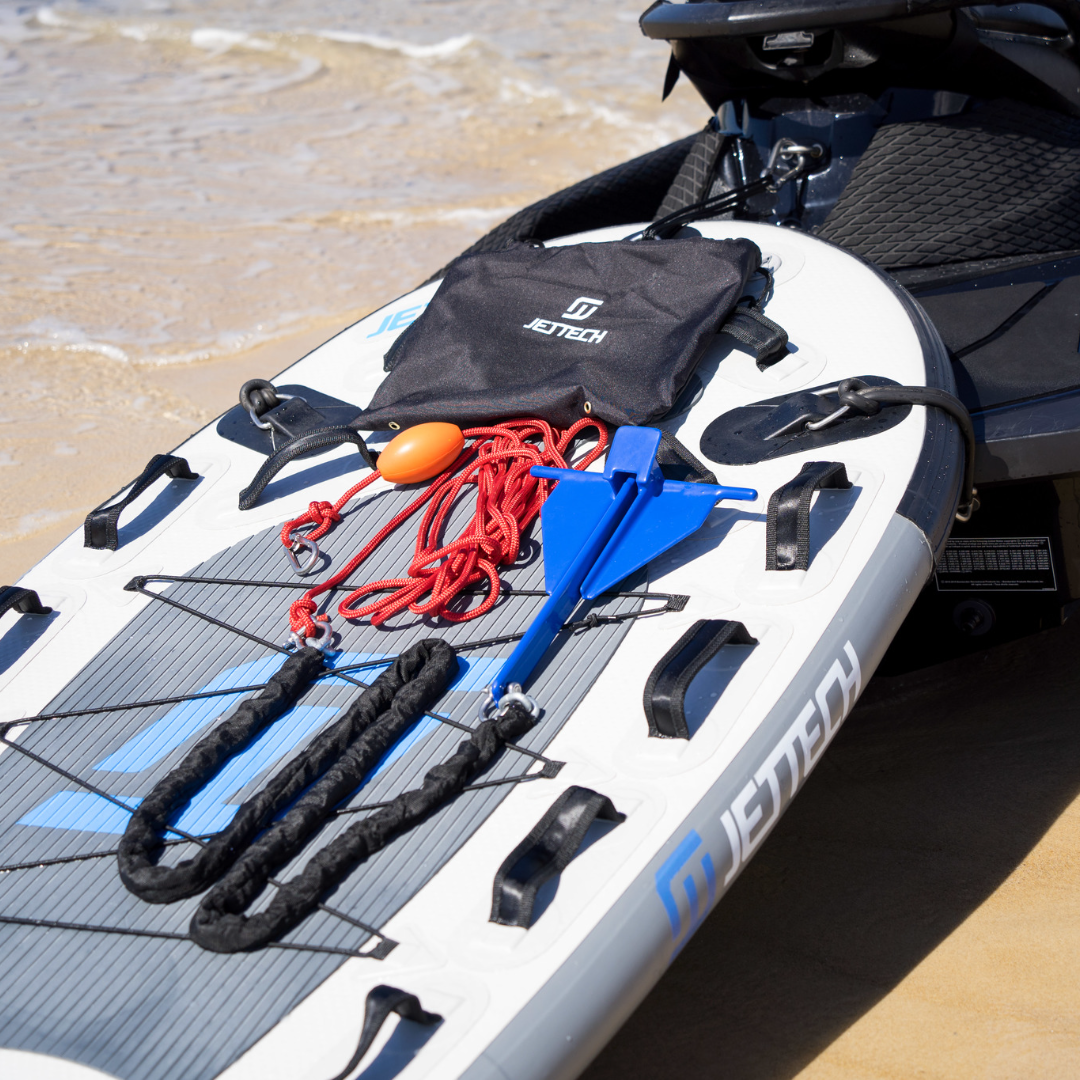 anchor on a jet ski rescue sled