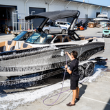 boat getting washed