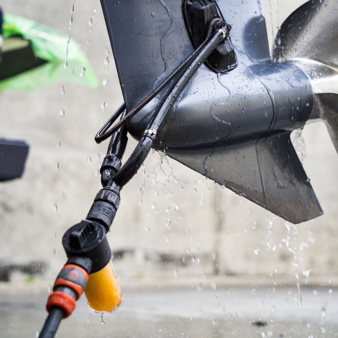 Salt Shift Engine Flush for Outboard Motors and PWC Engines Jet Tech