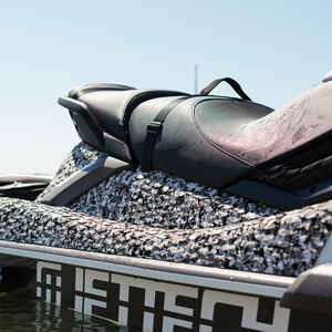 jet ski with traction turf and strap